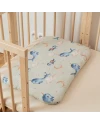 Bambus Kissen mit Füllung 60x40 - Wale | Waldin