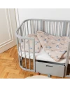 Bambus Kissen mit Füllung 60x40 - Wale | Waldin