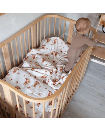Bambus Decke mit Füllung Bärchen verschiedene Größen