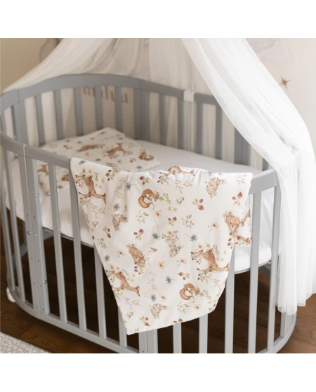 Kinderbettwäsche Junior 90x120 – Polnischer Wald | Waldin