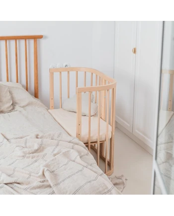 Spannbettlaken für Beistellbett 7in1 – Beige | Waldin