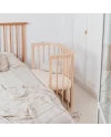 Spannbettlaken für Beistellbett 7in1 – Beige | Waldin