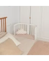 Spannbettlaken für Beistellbett 7in1 – Taupe | Waldin
