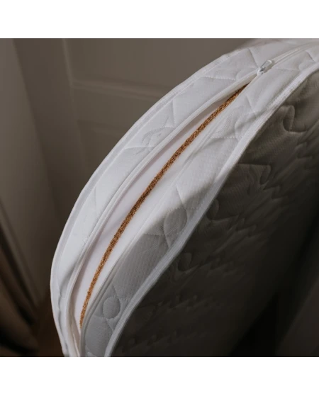 Matratze mit Kokoseinlage für OVALES Babybett – Groß | Waldin