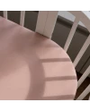 Spannbettlaken aus Baumwolle 93x65 für 5in1 Babybett Rose Waldin
