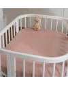 Spannbettlaken aus Baumwolle 93x65 für 5in1 Babybett Rose Waldin