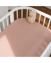Spannbettlaken aus Baumwolle 93x65 für 5in1 Babybett Rose Waldin