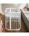 Spannbettlaken aus Baumwolle 93x65 für 5in1 Babybett Waldin