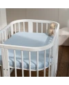 Spannbettlaken aus Baumwolle 93x65 für 5in1 Babybett Waldin