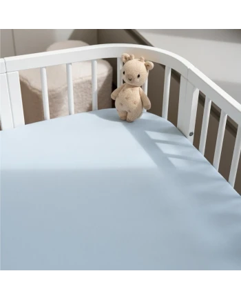 Spannbettlaken aus Baumwolle 93x65 für 5in1 Babybett Waldin