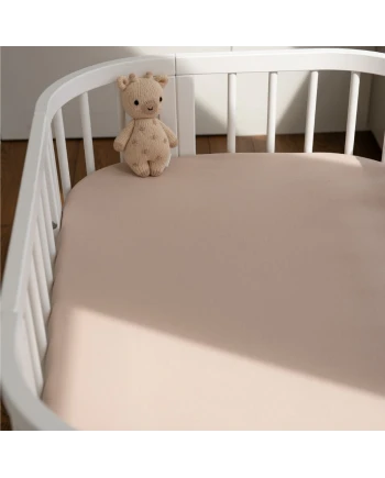 Spannbettlaken aus Baumwolle 93x65 für 5in1 Babybett – Waldin