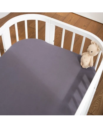Spannbettlaken aus Baumwolle 93x65 für 5in1 Babybett | Waldin