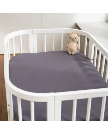Spannbettlaken aus Baumwolle 93x65 für 5in1 Babybett | Waldin
