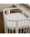 Spannbettlaken aus Baumwolle 93x65 für 5in1 Babybett | Waldin