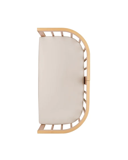 Spannbettlaken für Beistellbett 7in1 – Beige | Waldin