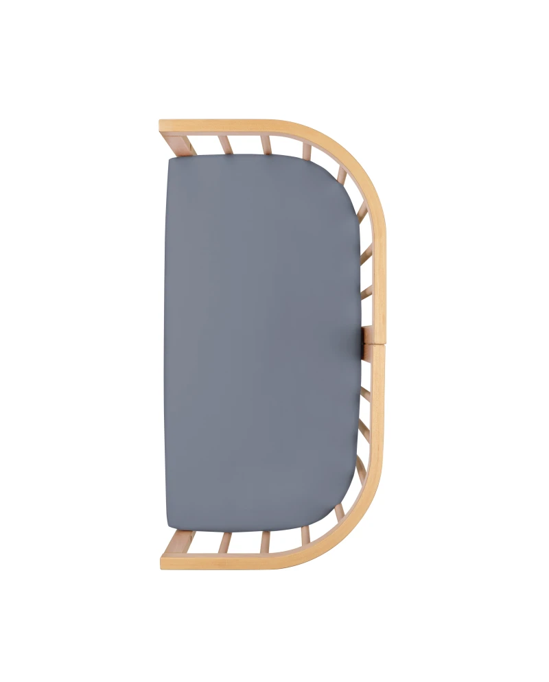 Spannbettlaken für Beistellbett 7in1 – Graphit | Waldin Spannbettlaken für Beistellbett 7in1 – Graphit | Waldin