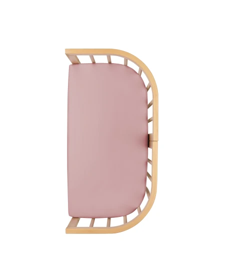 Spannbettlaken für Beistellbett 7in1 – Rose | Waldin