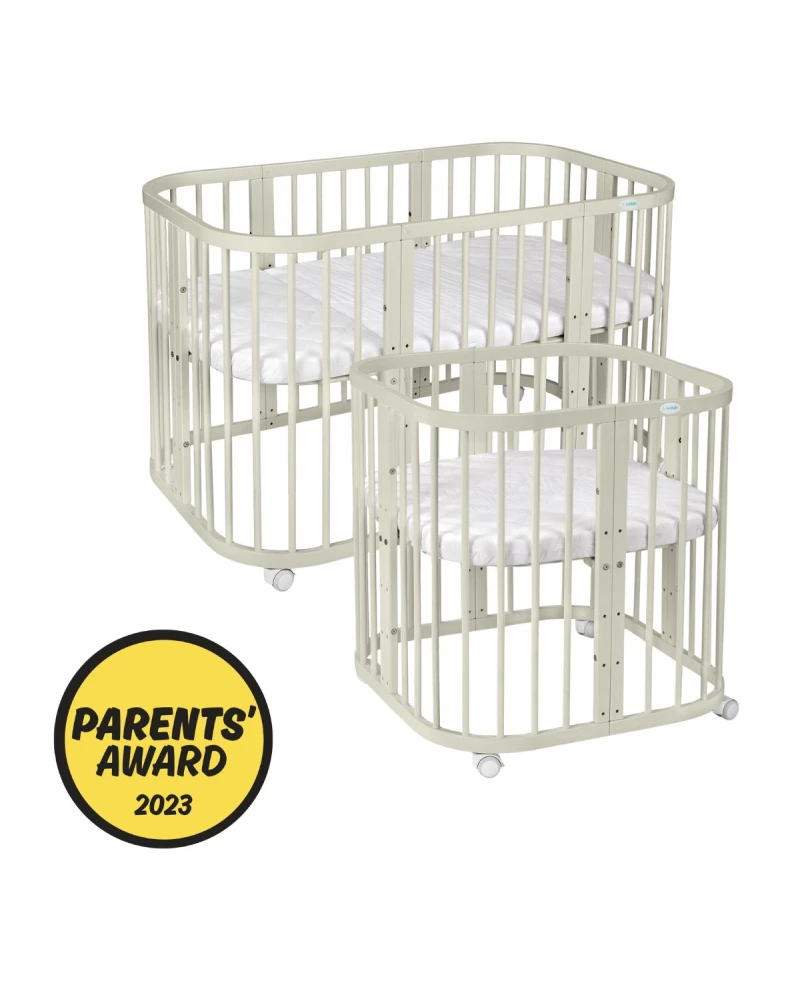 7in1 Babybett mit Matratze - Olivgrün | Waldin 7in1 Babybett mit Matratze - Olivgrün | Waldin