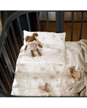 Babyhörnchen 75x75 – 2in1 Decke und Kissen – Pusteblumen | Waldin
