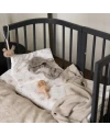 Babyhörnchen 75x75 – 2in1 Decke und Kissen – Pusteblumen | Waldin