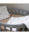 Babyhörnchen 75x75 – 2in1 Decke und Kissen – Pusteblumen | Waldin