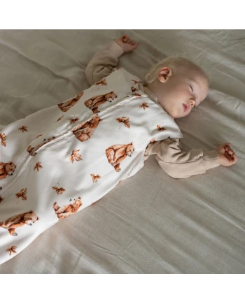 Bambus Babyschlafsack 0–6 Monate Bären Atmungsaktiv&weich Waldin