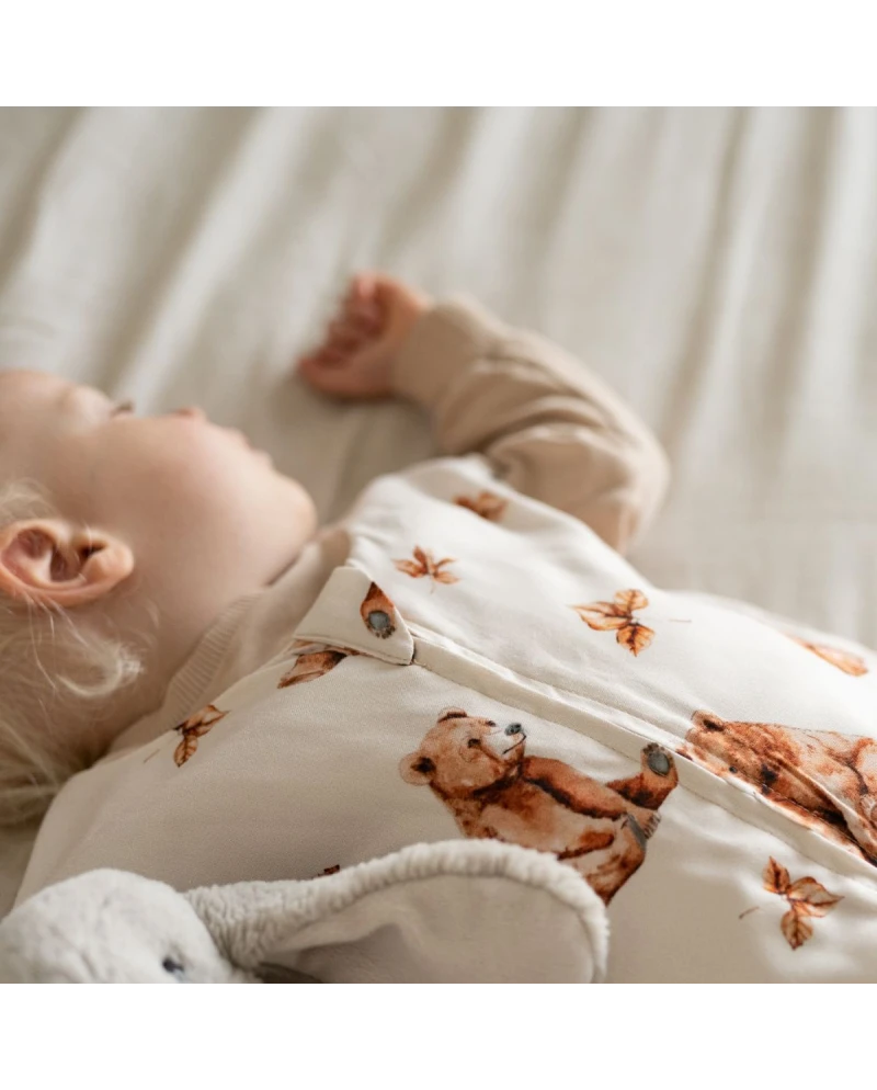 Bambus Babyschlafsack 0–6 Monate Bären Atmungsaktiv&weich Waldin