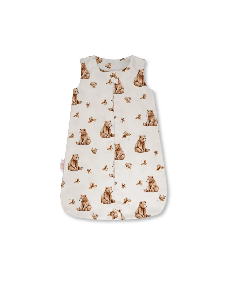 Bambus Babyschlafsack 0–6 Monate Bären Atmungsaktiv&weich Waldin Bambus Babyschlafsack 0–6 Monate Bären Atmungsaktiv&weich Waldin