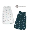 Bambus Babyschlafsack 0–6 Monate | Atmungsaktiv & weich | Waldin