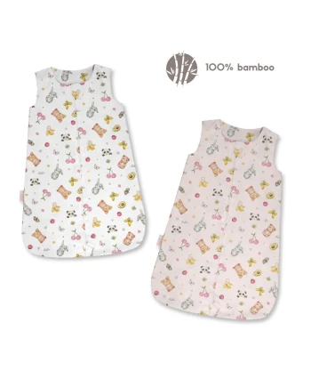 Bambus Babyschlafsack 0–6 Monate Atmungsaktiv & weich | Waldin
