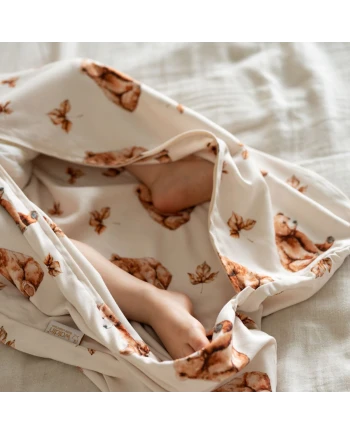 Bambus Babyschlafsack 6-18 Monate Bären Atmungsaktiv&weich Waldin