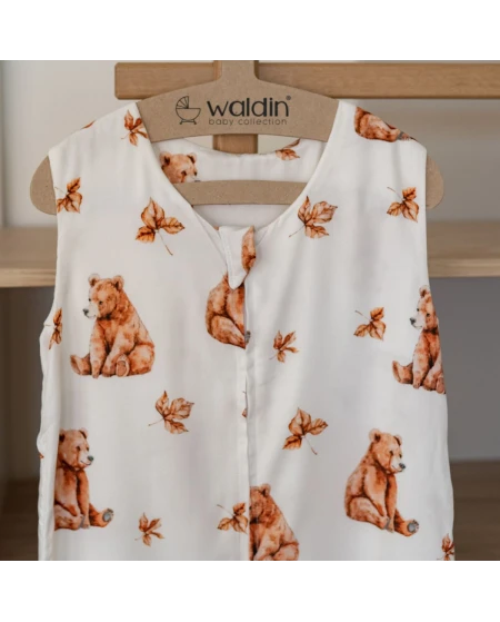 Bambus Babyschlafsack 6-18 Monate Bären Atmungsaktiv&weich Waldin