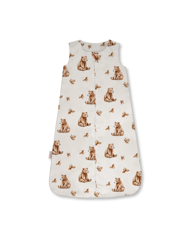 Bambus Babyschlafsack 6-18 Monate Bären Atmungsaktiv&weich Waldin Bambus Babyschlafsack 6-18 Monate Bären Atmungsaktiv&weich Waldin
