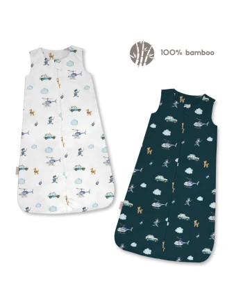 Bambus Babyschlafsack 6-18 Monate | Atmungsaktiv & weich | Waldin