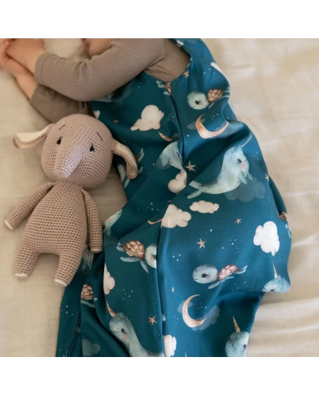 Bambus Babyschlafsack 6-18 Monate | Atmungsaktiv & weich | Waldin