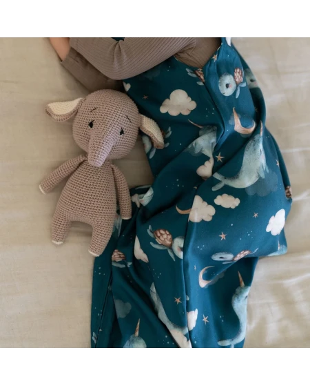 Bambus Babyschlafsack 6-18 Monate | Atmungsaktiv & weich | Waldin