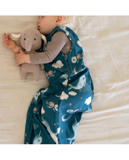 Bambus Babyschlafsack 6-18 Monate | Atmungsaktiv & weich | Waldin