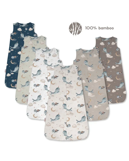 Bambus Babyschlafsack 6-18 Monate | Atmungsaktiv & weich | Waldin