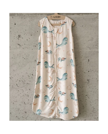 Bambus Babyschlafsack 0–6 Monate | Atmungsaktiv & weich | Waldin