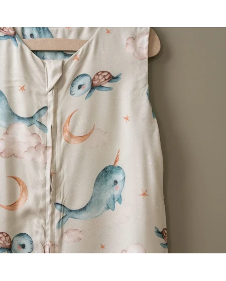 Bambus Babyschlafsack 6-18 Monate | Atmungsaktiv & weich | Waldin