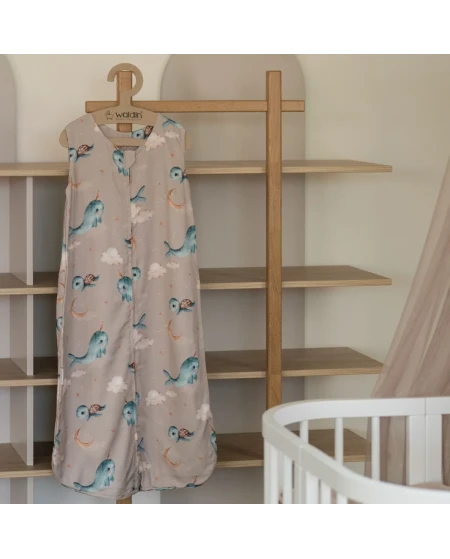 Bambus Babyschlafsack 6-18 Monate | Atmungsaktiv & weich | Waldin