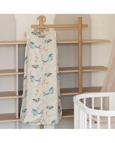 Bambus Babyschlafsack 6-18 Monate | Atmungsaktiv & weich | Waldin