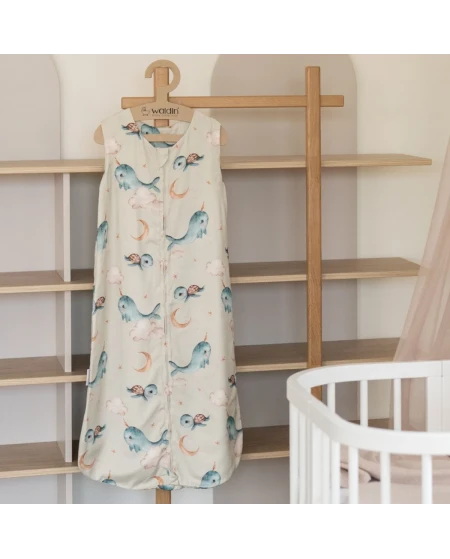 Bambus Babyschlafsack 6-18 Monate | Atmungsaktiv & weich | Waldin