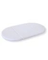 Ovales 7in1 Babybett mit Matratze - Weiß | Waldin®