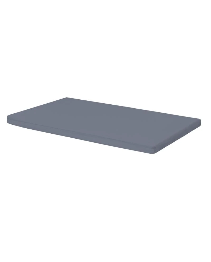 Baumwoll-Spannbettlaken Beistellbett 2-in-1 Waldin 90x50 Graphit