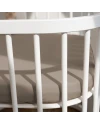 Spannbettlaken aus Baumwolle 124x73 cm 7-in-1-Babybett | Waldin