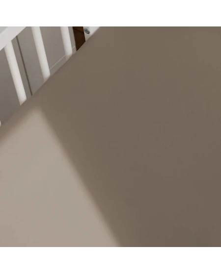 Spannbettlaken für Beistellbett 7in1 – Taupe | Waldin