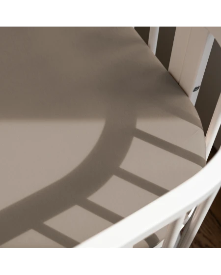 Spannbettlaken aus Baumwolle 93x65 für 5in1 Babybett – Waldin