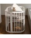Spannbettlaken aus Baumwolle 93x65 für 5in1 Babybett – Waldin