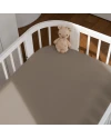 Spannbettlaken aus Baumwolle 93x65 für 5in1 Babybett – Waldin